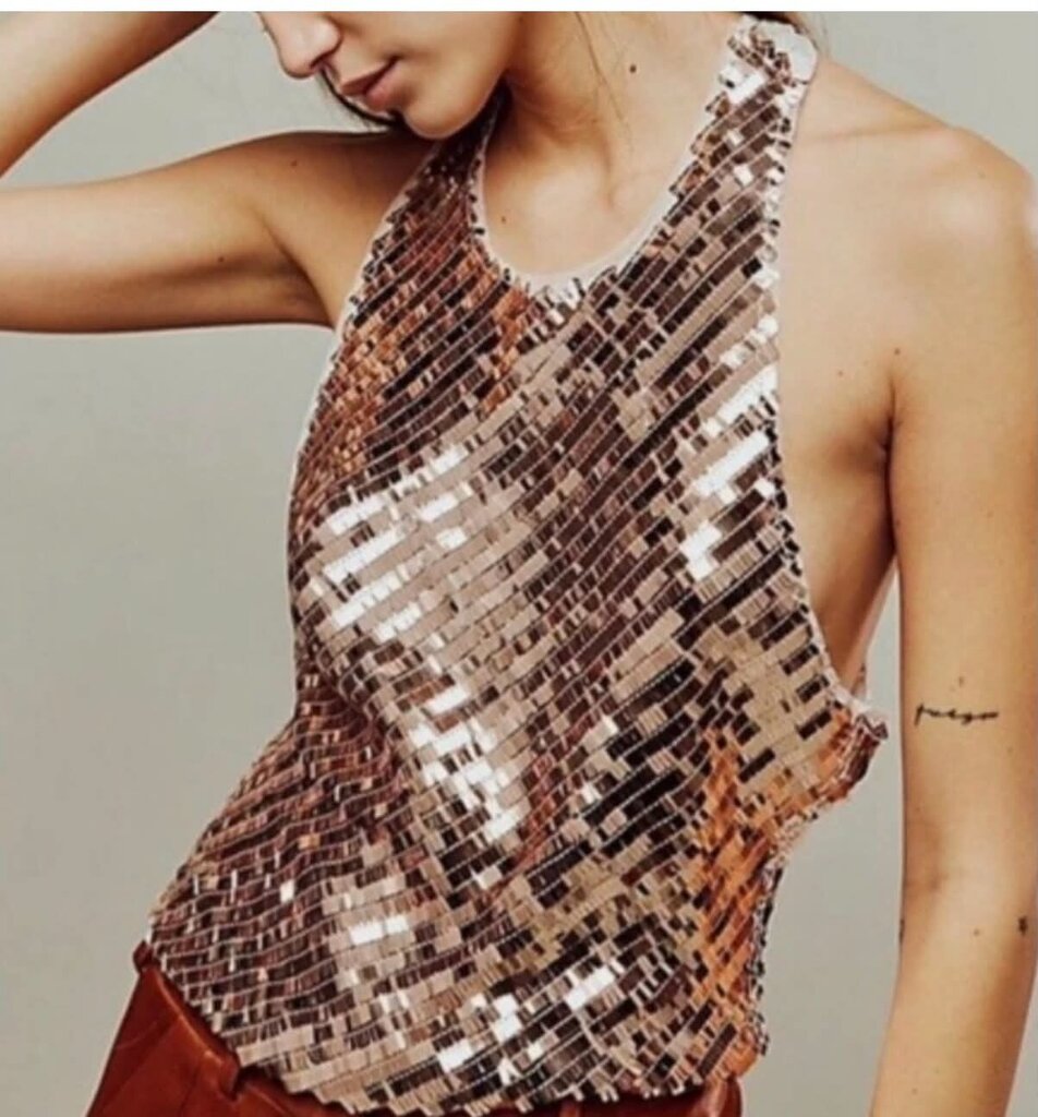 Intimately Free People Disco Fever Cami Top NWT - Size Large