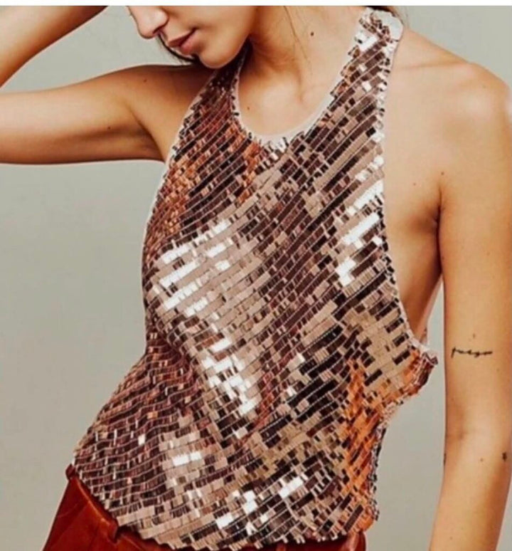Intimately Free People Disco Fever Cami Top NWT - Size Large