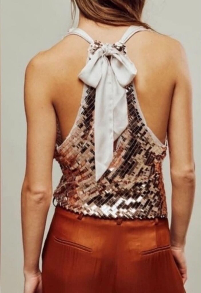 Intimately Free People Disco Fever Cami Top NWT - Size Large