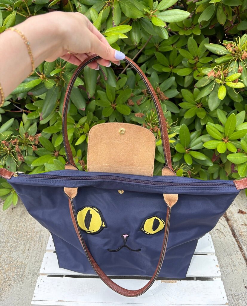 Longchamp Le Pliage Large Miaou Tote