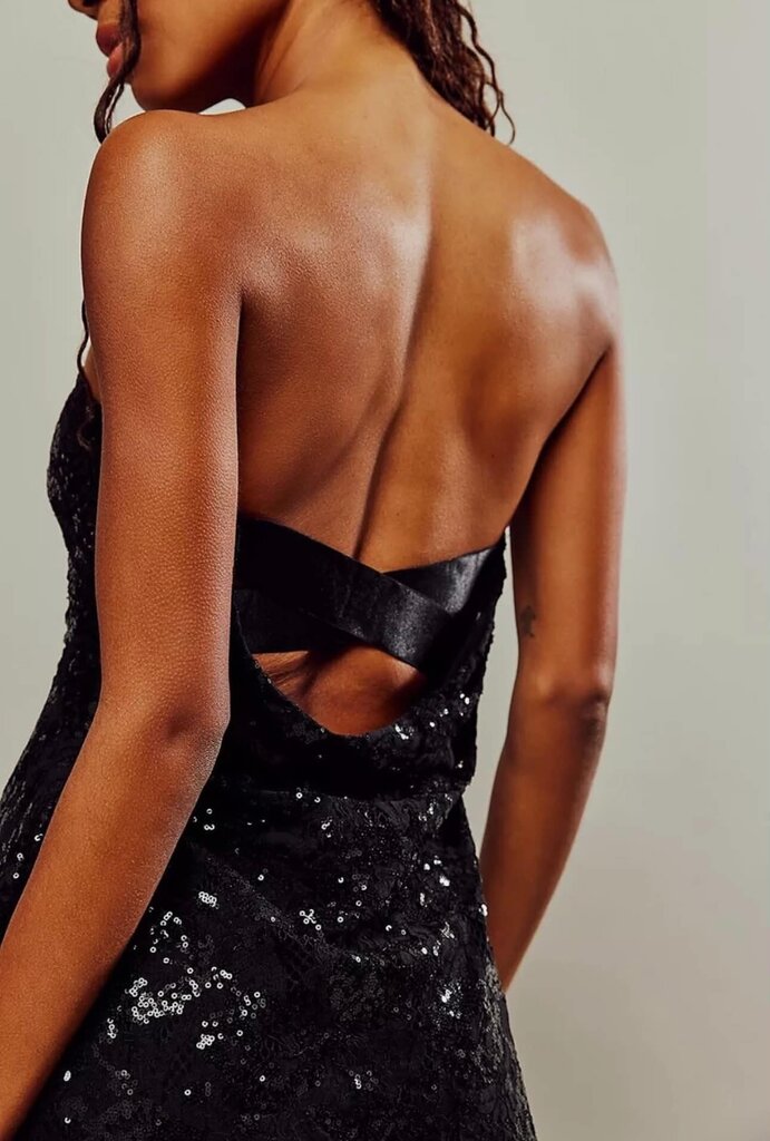Free People NWT Night Gaze Mini Sequin Dress - Size XL (retails for $98)