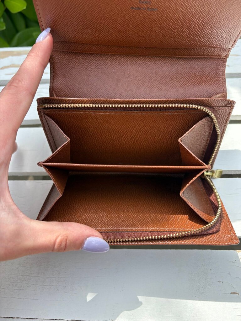 Louis Vuitton Monogram Porte Monnaie Tresor Wallet