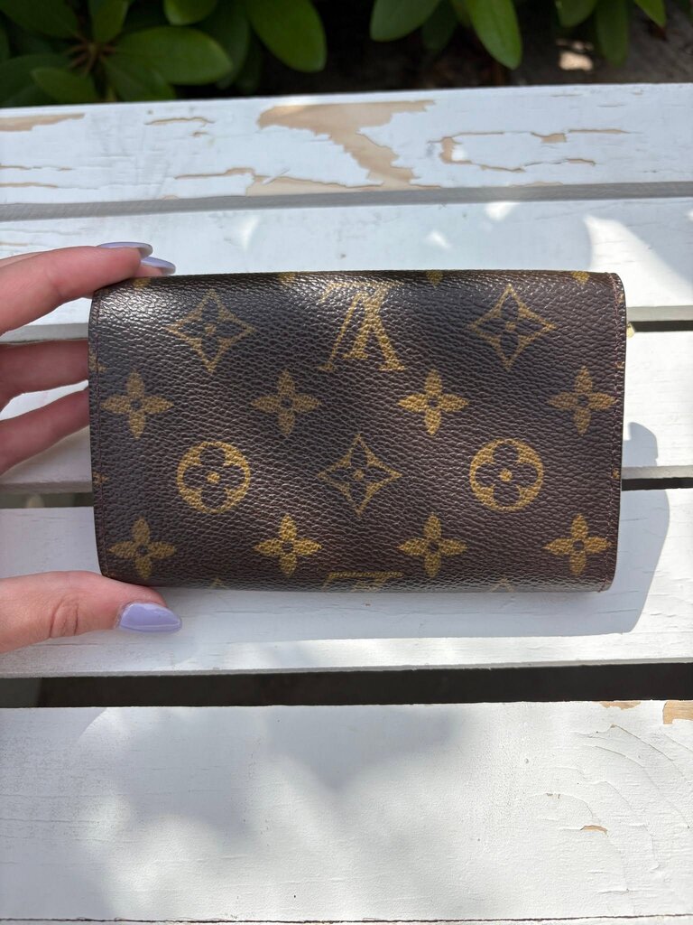 Louis Vuitton Monogram Porte Monnaie Tresor Wallet