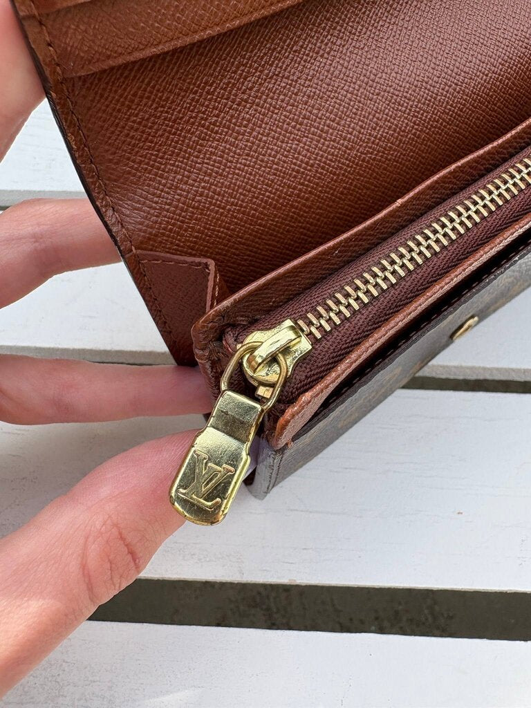 Louis Vuitton Monogram Porte Monnaie Tresor Wallet