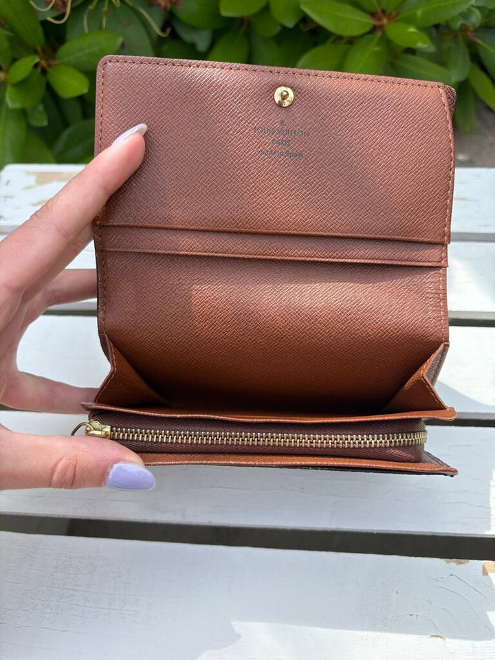 Louis Vuitton Monogram Porte Monnaie Tresor Wallet