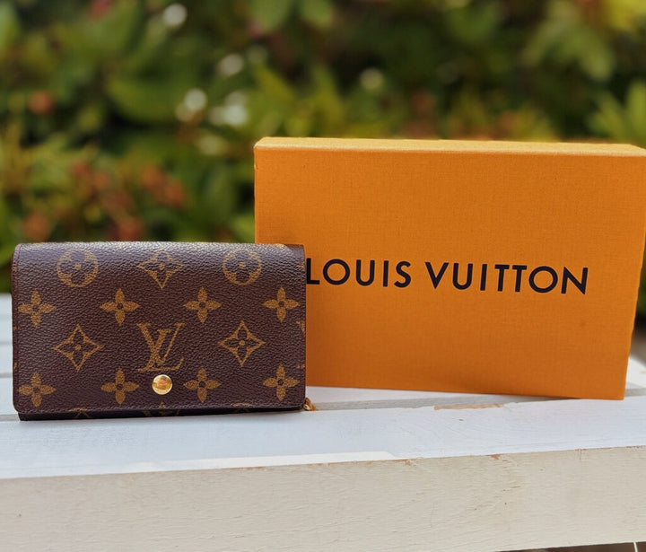 Louis Vuitton Monogram Porte Monnaie Tresor Wallet