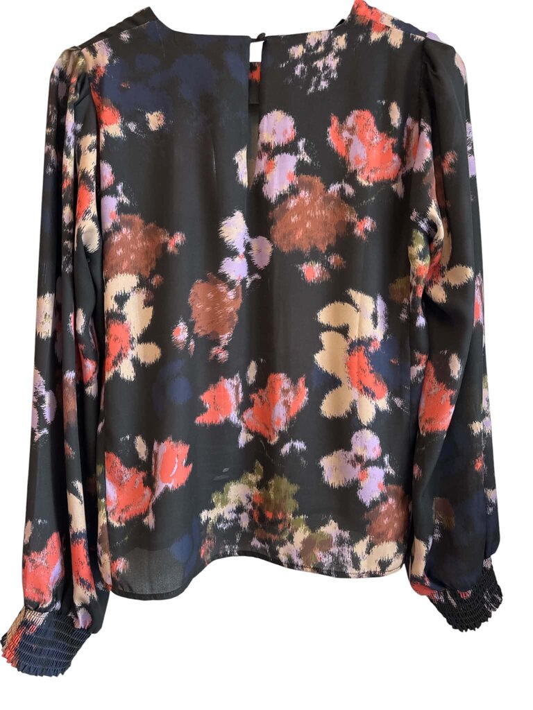 Evereve Floral Blouse - Size Small