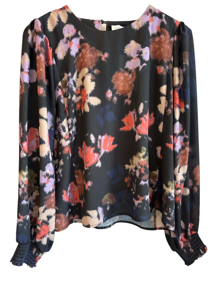 Evereve Floral Blouse - Size Small