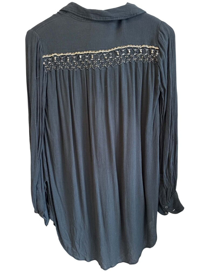 Floreat Embellished L/S Button down