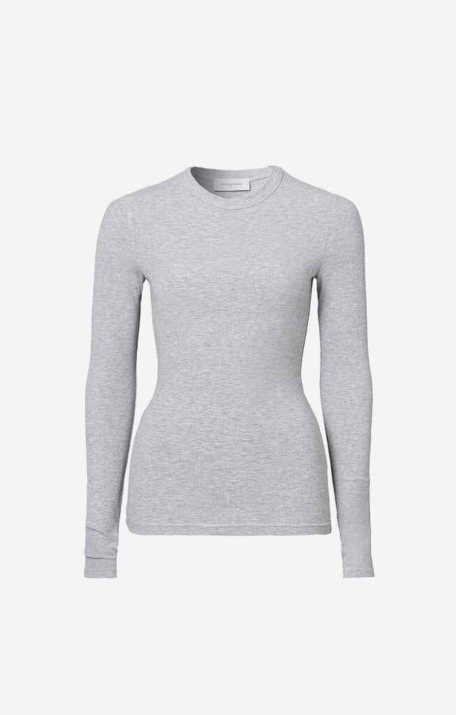 All Things Golden The Luxe Rib Long Sleeve Tee - Size Small