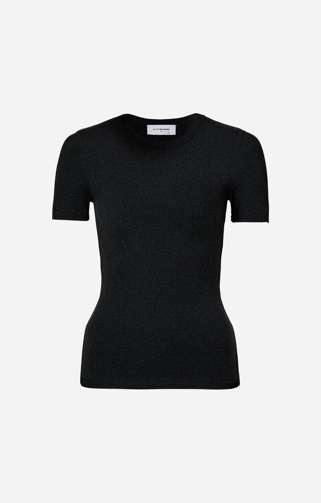 All Things Golden The Luxe Rib Baby Tee - Size Small