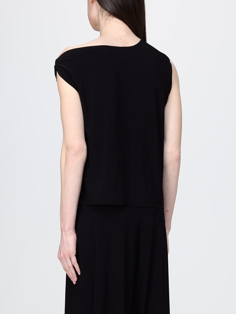 Norma Kamali Asymmetric Jersey Tank - Size Large