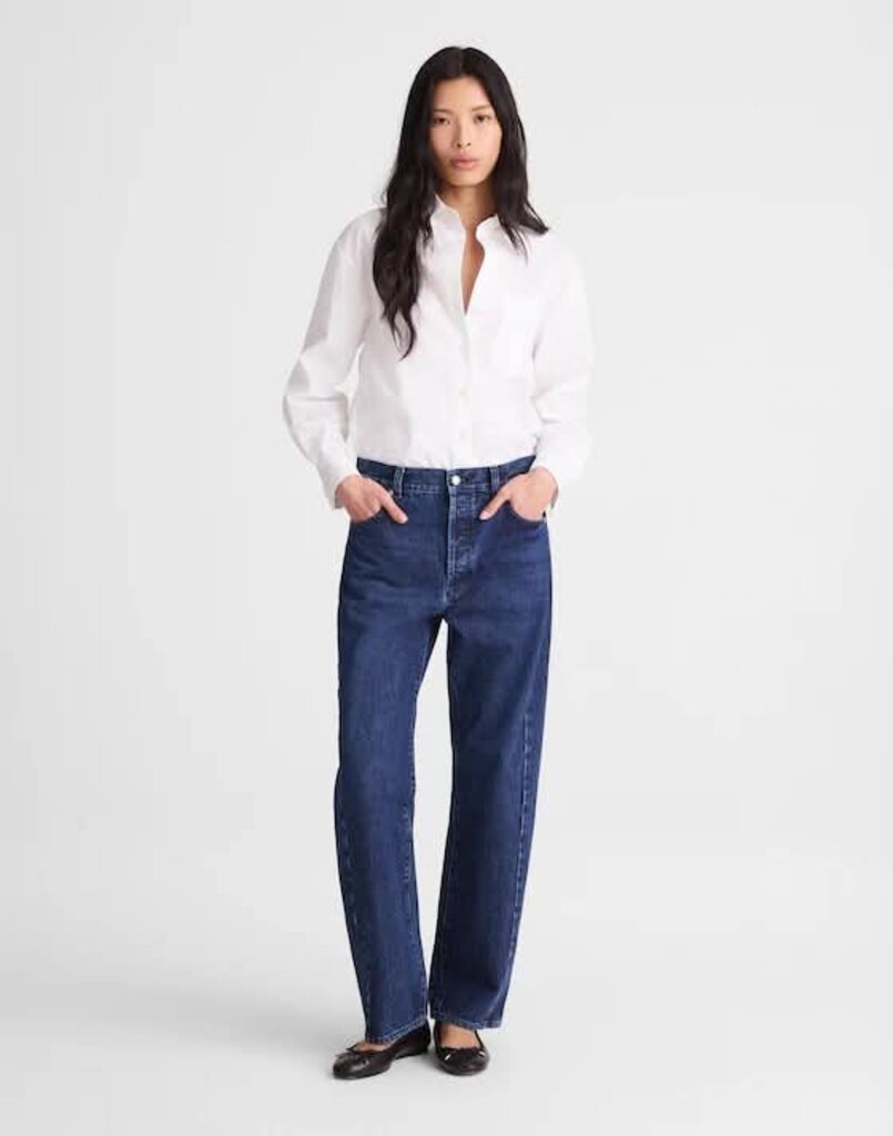 Madewell Pieced Barrel-Leg Jeans - Size 28 (retails for $148)