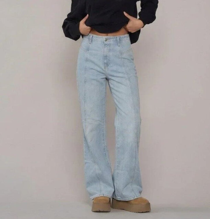 Free People High Rise Seamed Flare Jeans - Size 25