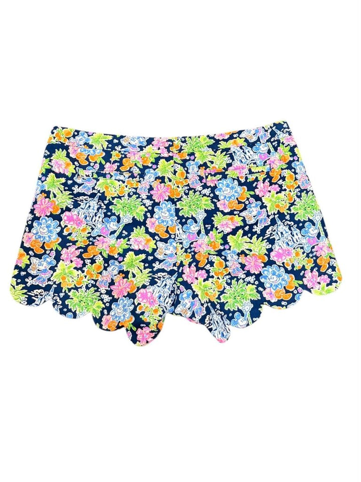 Lilly Pulitzer Disney Park Collection 5" Buttercup Shorts - Size 14