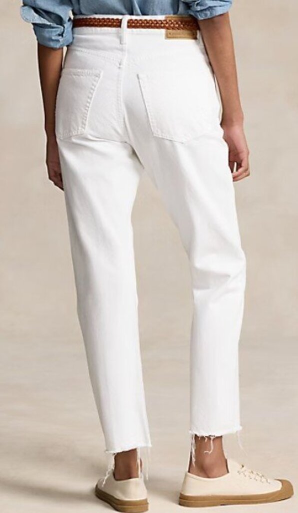 Polo Ralph Lauren NWT High Rise Relaxed Straight Crop Jeans - Size 27