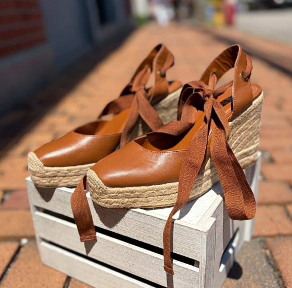 Zara Espadrilles Tie Up Wedges - Size 39