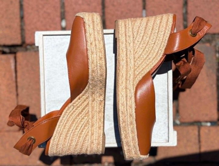 Zara Espadrilles Tie Up Wedges - Size 39
