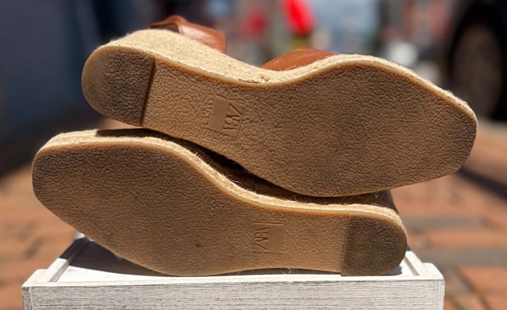 Zara Espadrilles Tie Up Wedges - Size 39