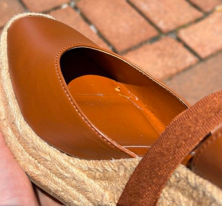 Zara Espadrilles Tie Up Wedges - Size 39