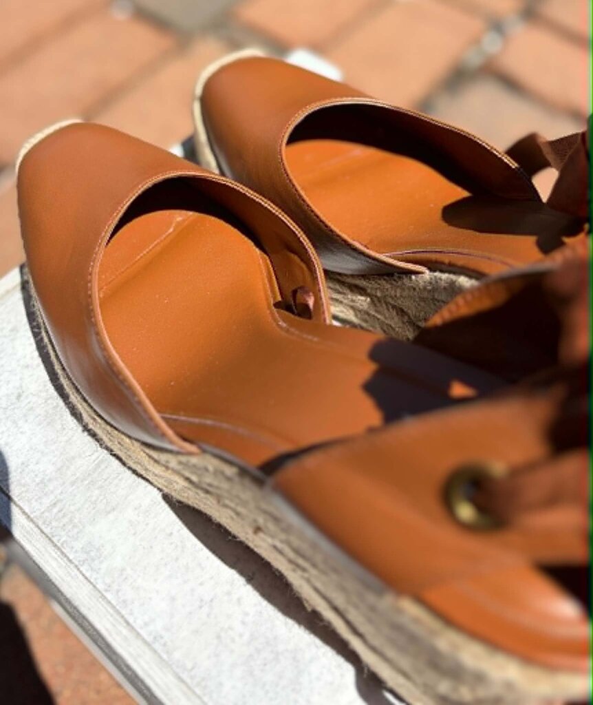 Zara Espadrilles Tie Up Wedges - Size 39