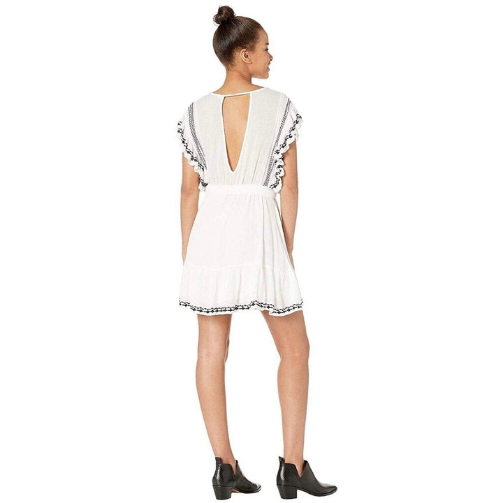 Free People Weekend Brunch Dress in White- Size Large