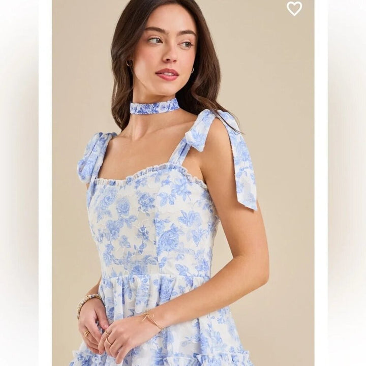 Altar'd State Lilah Floral Mini Dress - Size Small