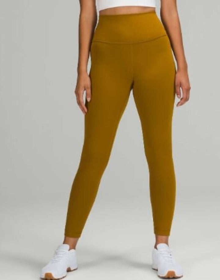 Lululemon Wunder Train High-Rise Tight 25" in Gold Spice - Size 16 (Retails $98)