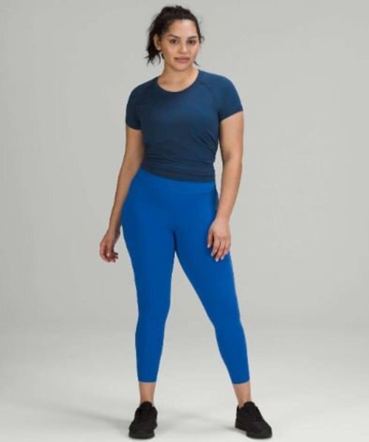 Lululemon Base Pace High-Rise Tight 25" in Blaser Blue Tone - Size 16 (Retails $98)