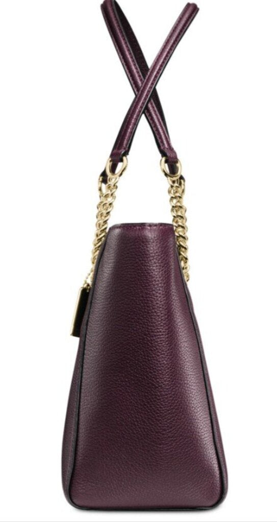 Coach Turnlock Tote in Oxblood