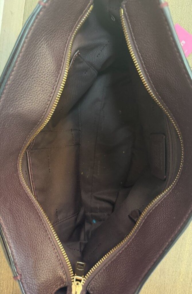 Coach Turnlock Tote in Oxblood