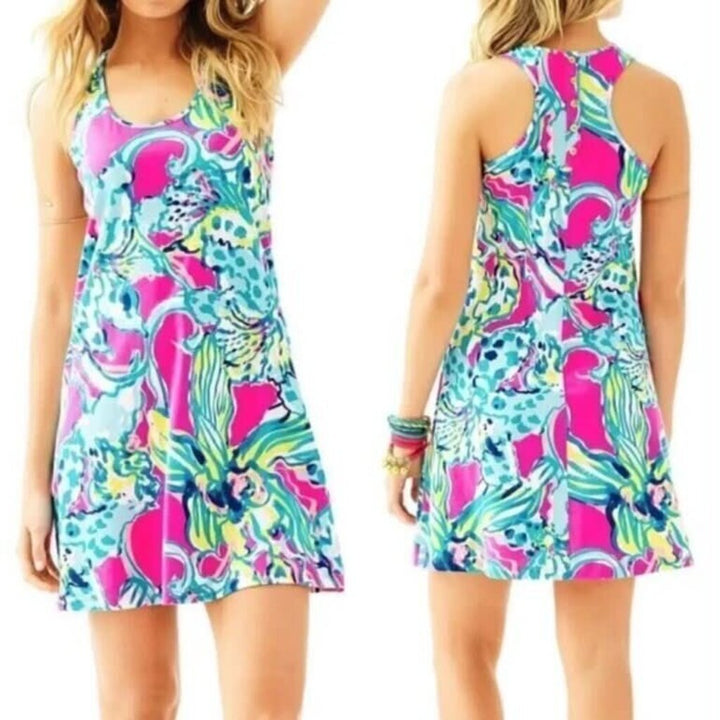 Lilly Pulitzer Melle Trapeze Tank Dress- Size Medium