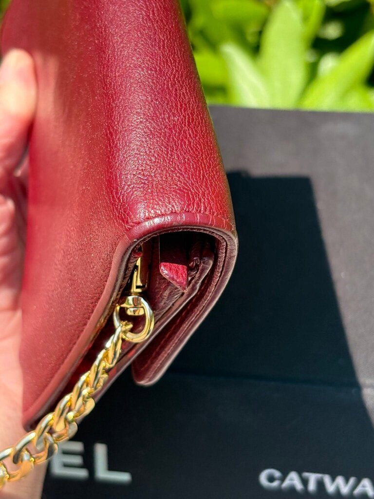 Chanel Caviar Sevruga Yen Wallet