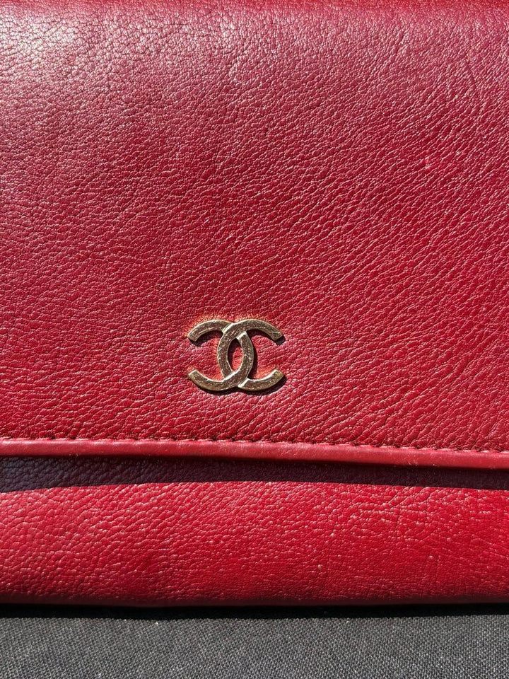 Chanel Caviar Sevruga Yen Wallet