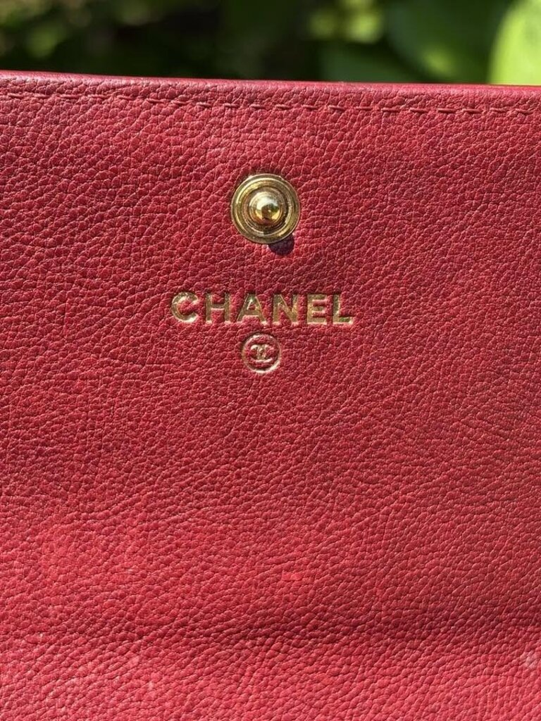 Chanel Caviar Sevruga Yen Wallet