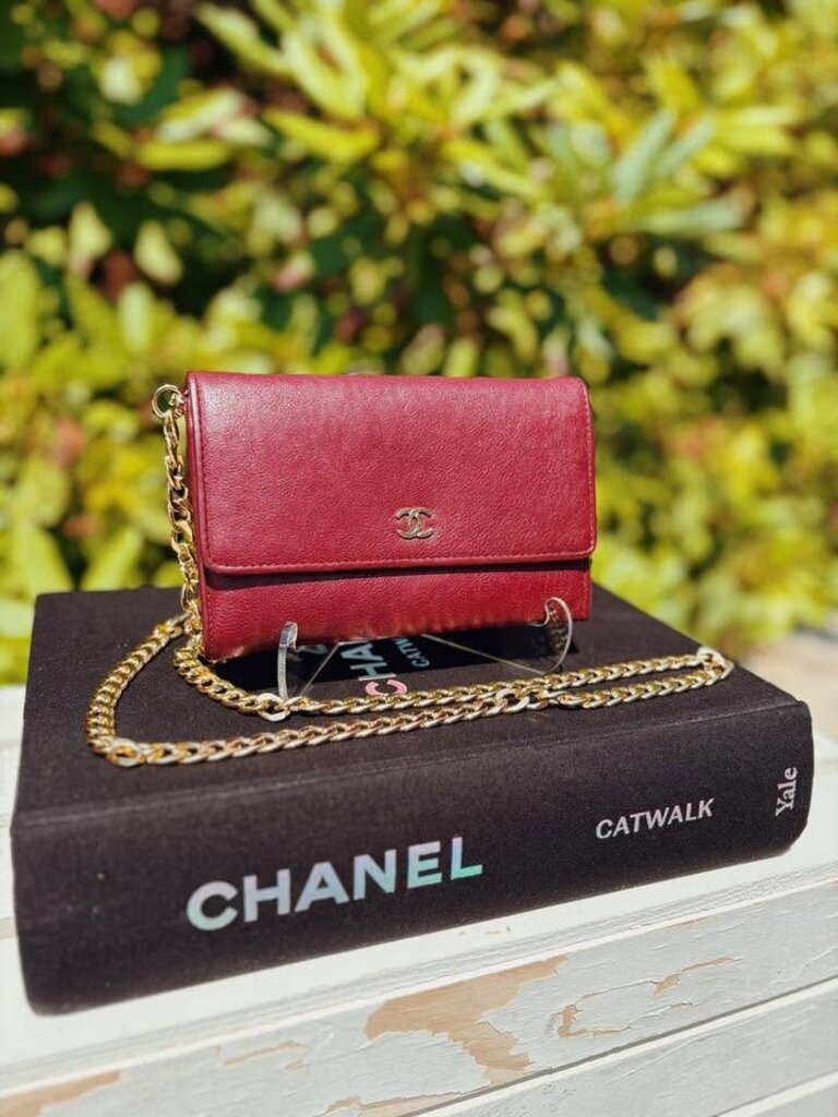 Chanel Caviar Sevruga Yen Wallet