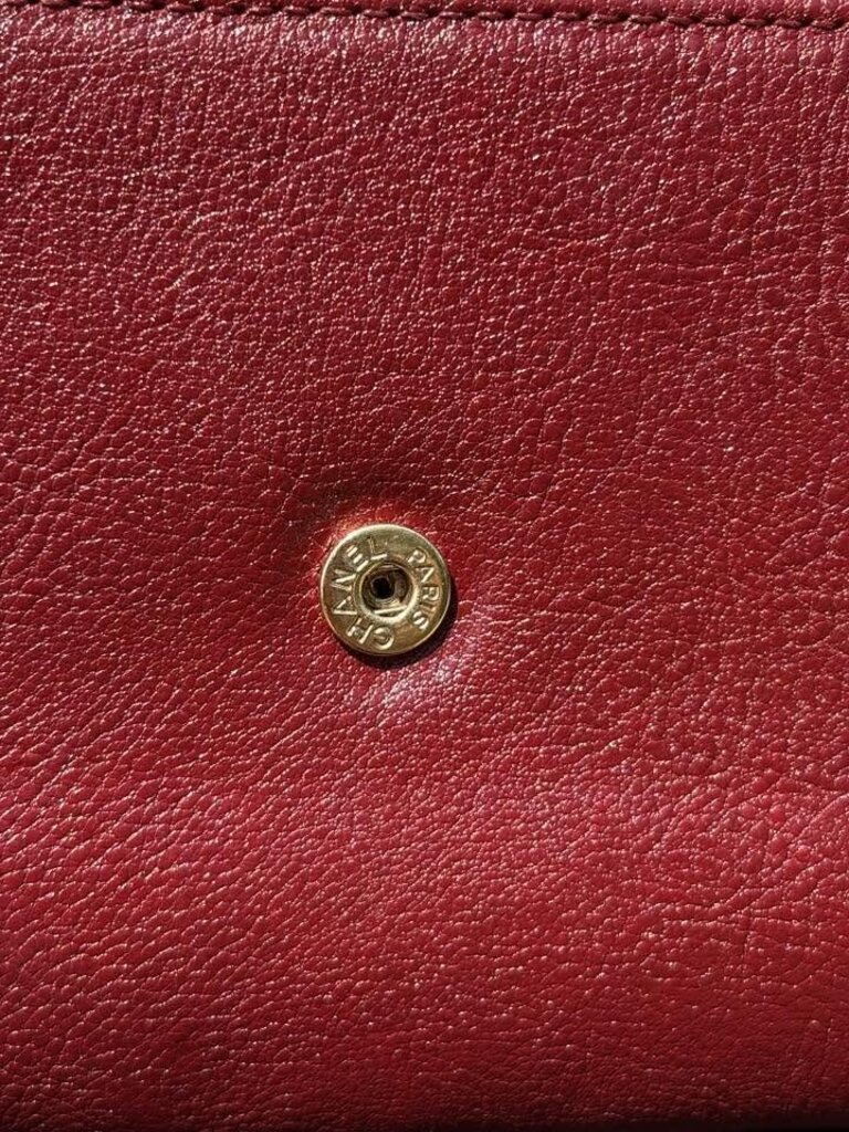 Chanel Caviar Sevruga Yen Wallet