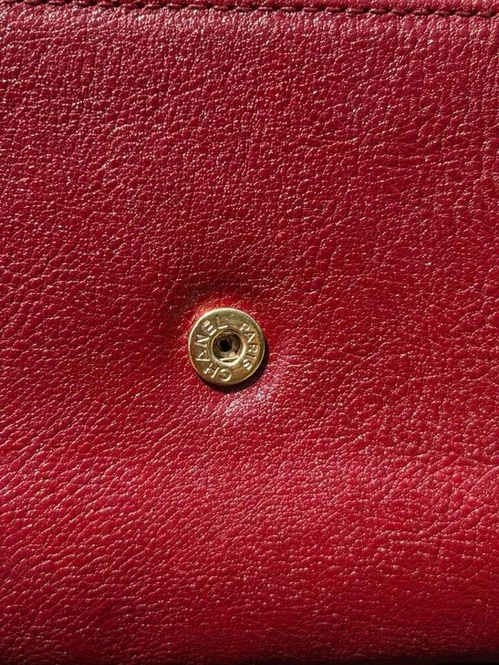 Chanel Caviar Sevruga Yen Wallet