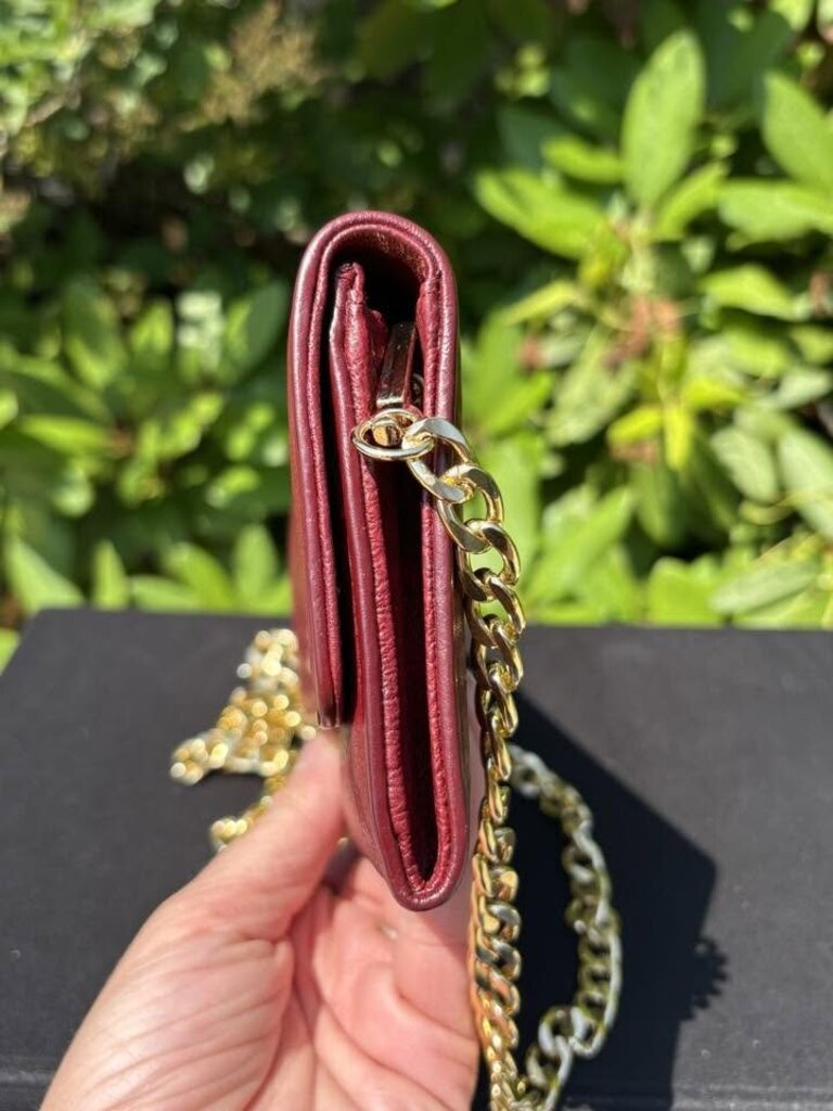Chanel Caviar Sevruga Yen Wallet