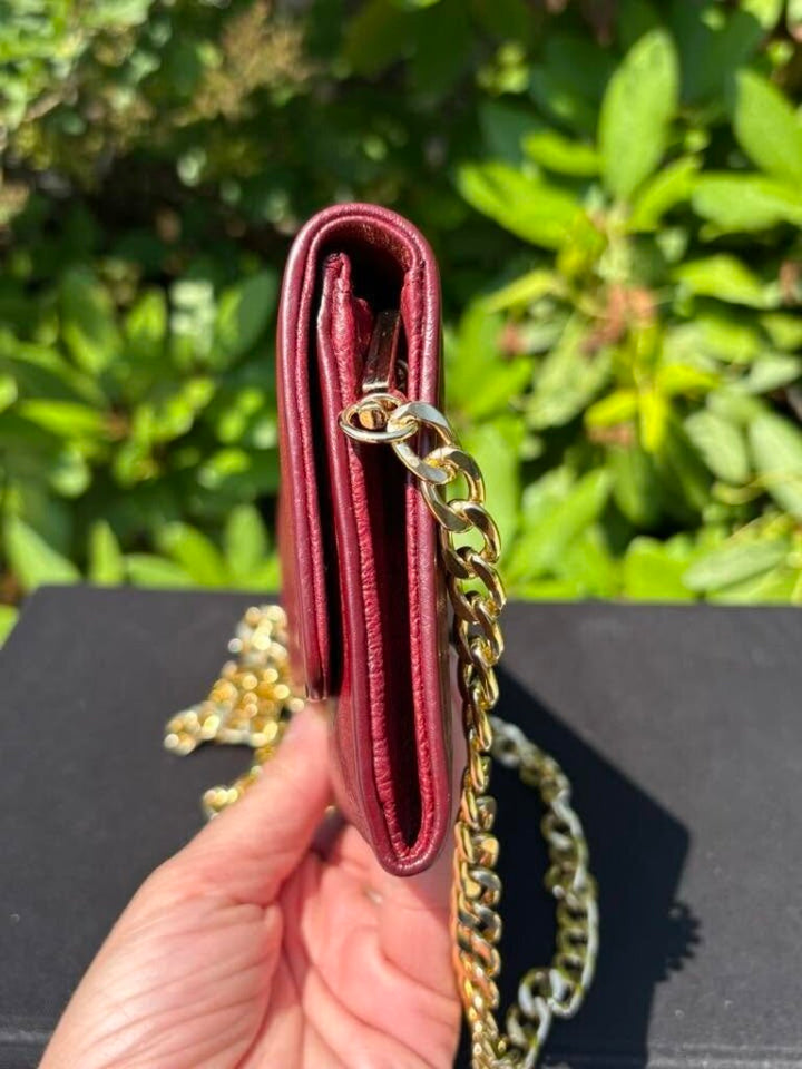 Chanel Caviar Sevruga Yen Wallet