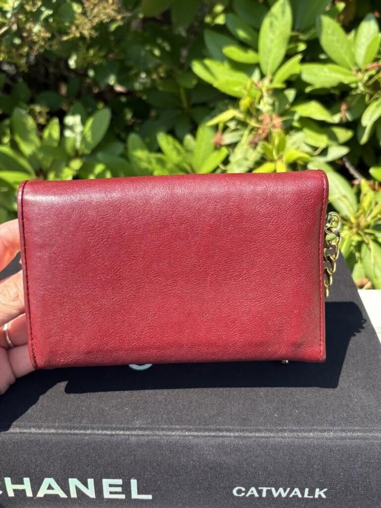 Chanel Caviar Sevruga Yen Wallet