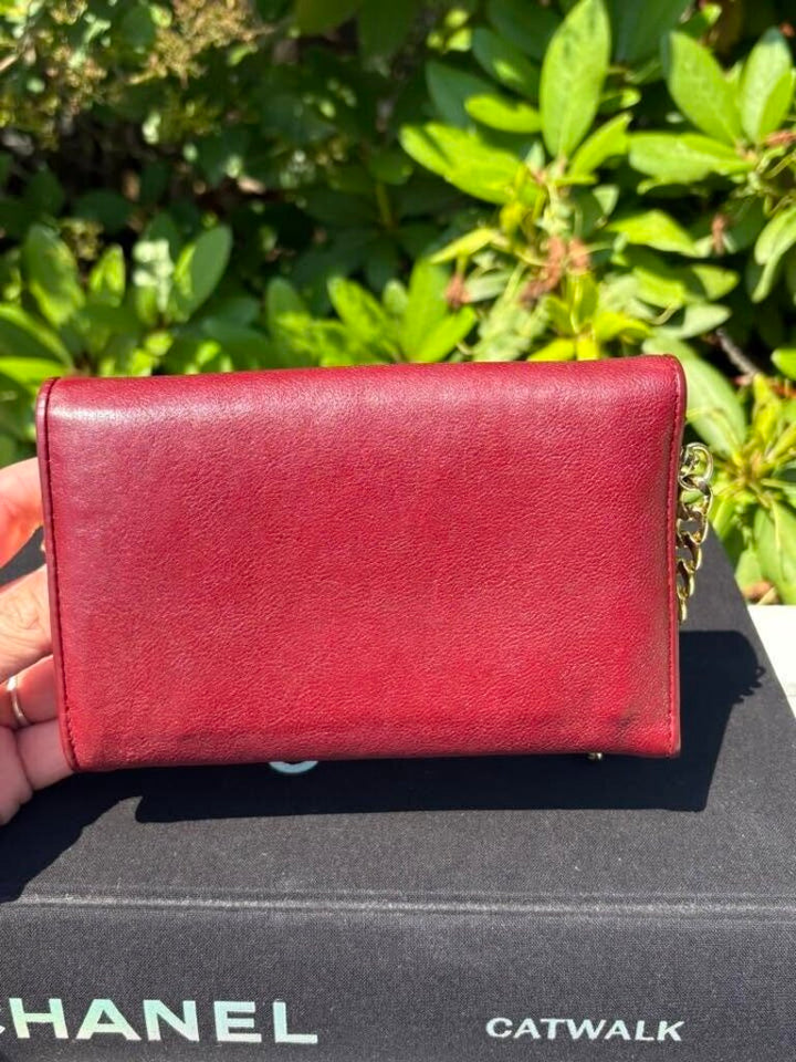 Chanel Caviar Sevruga Yen Wallet