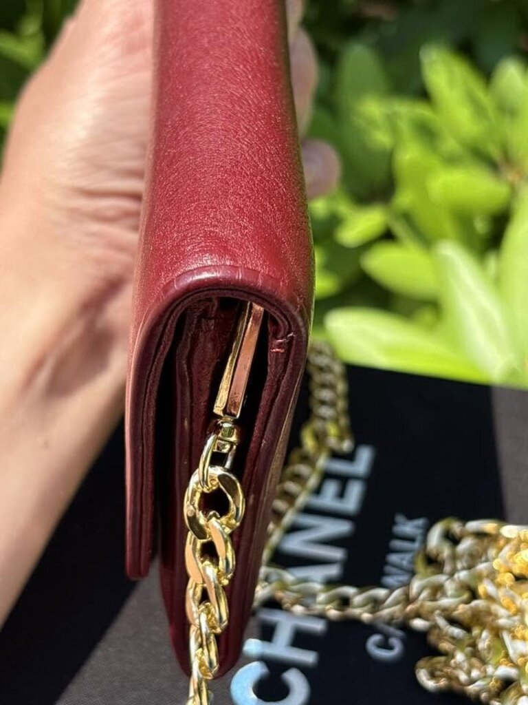 Chanel Caviar Sevruga Yen Wallet