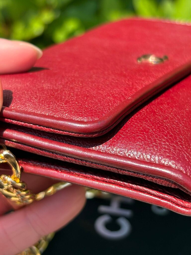 Chanel Caviar Sevruga Yen Wallet