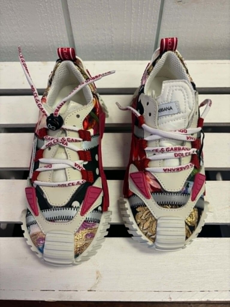 Dolce & Gabbana Kids Sneakers In Multi - Size 12