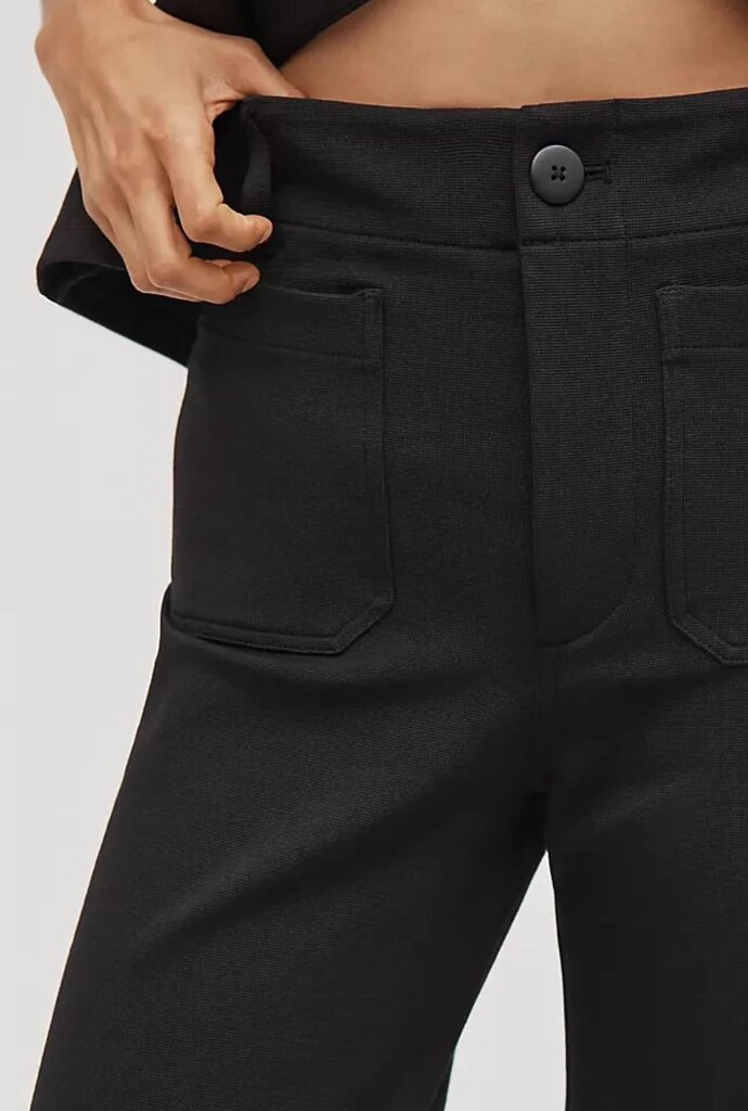 Maeve The Collette Knit Crop Wide Leg Pants - Size 28