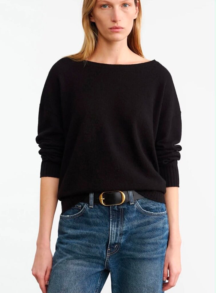 Nili Lotan Boyfriend Cashmere Sweater - Size Small