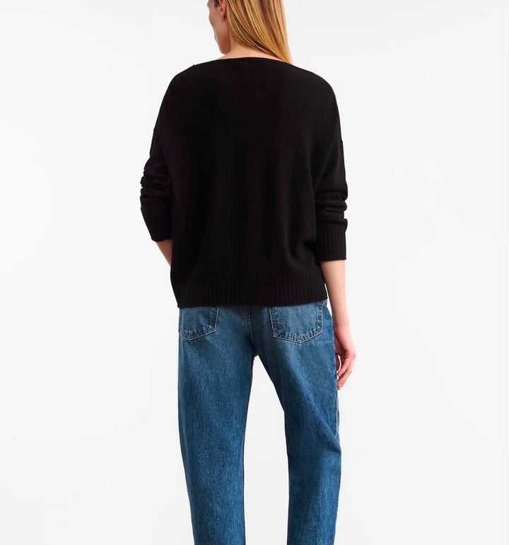 Nili Lotan Boyfriend Cashmere Sweater - Size Small