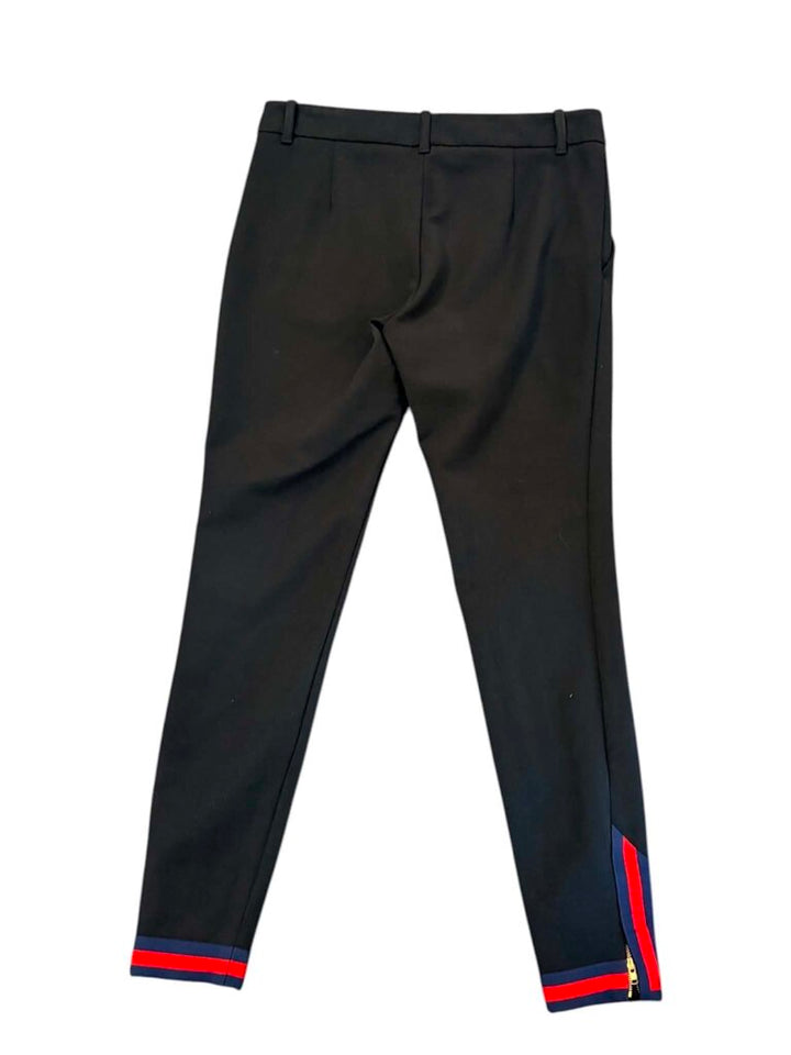 Gucci Zip Striped Hem Straight Pant - Size 38