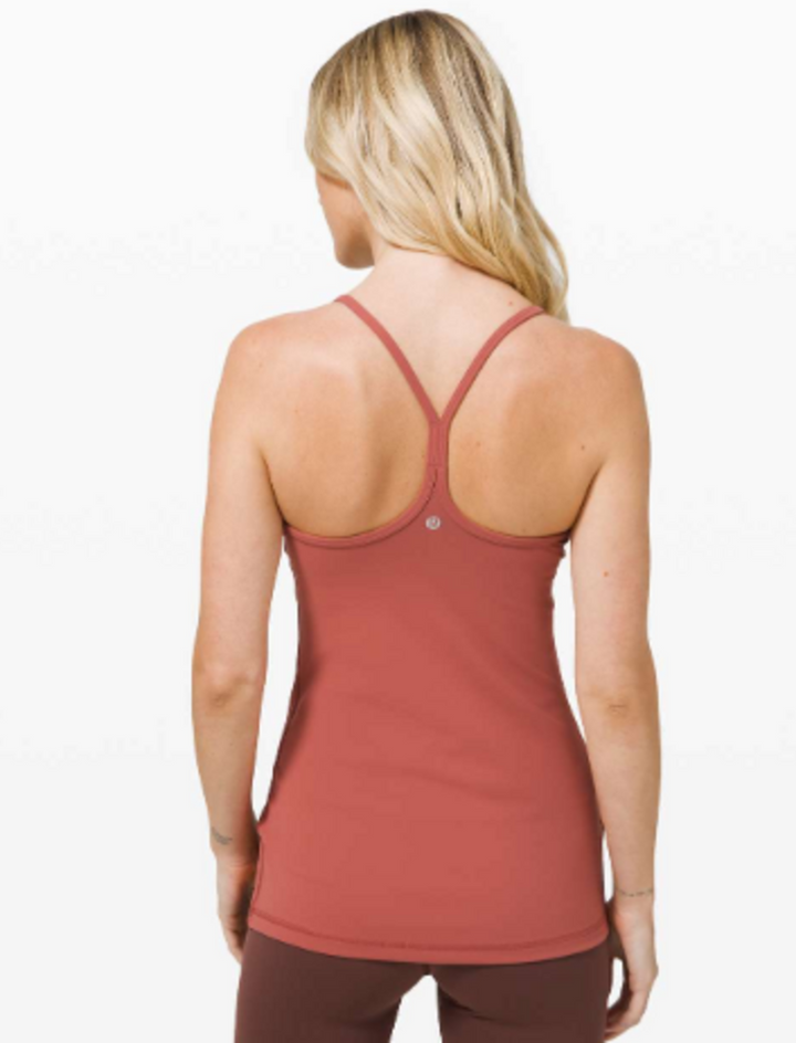 Lululemon Power Y Tank *Everlux in Soft Cranberry - Size 8
